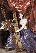 Giovanni Lanfranco Venus Playing the Harp oil painting on canvas
